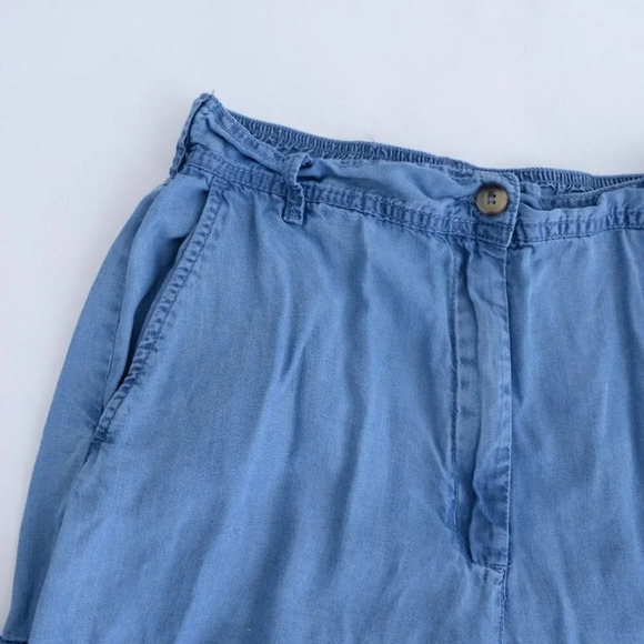 Suko Cargo Style Cotton Blue Chambray Denim Jeans - Picture 13 of 14